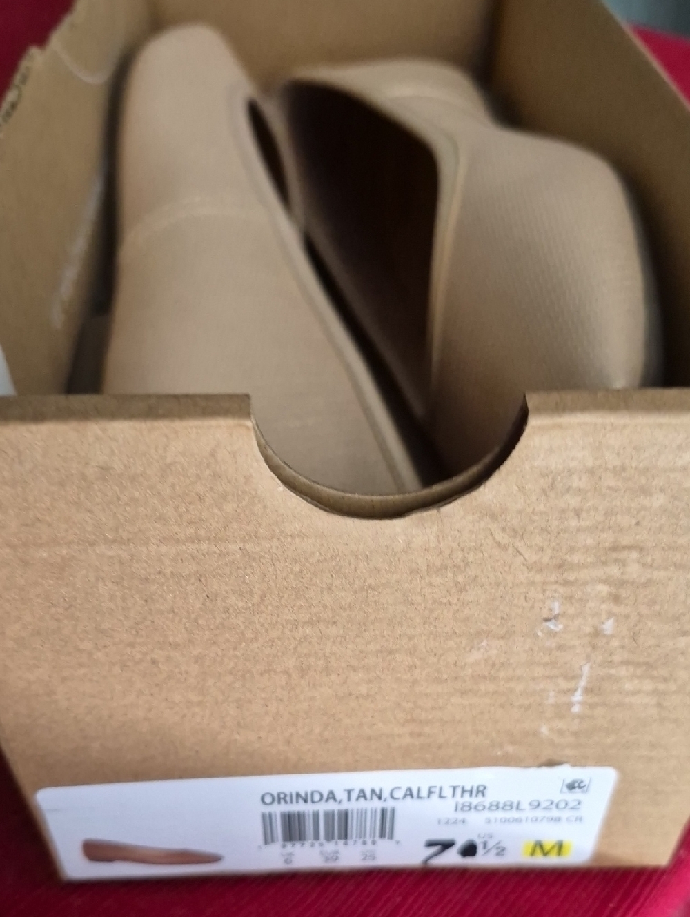 NWT Vionic Ballet ORINDA Flats in Light Tan Size 7.5 - Picture 7 of 7